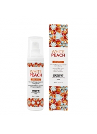 Разогревающее массажное масло Gourmet White Peach Organic с органическими ингредиентами - 50 мл. - Exsens - купить с доставкой #SOTBIT_REGIONS_UF_V_REGION_NAME#