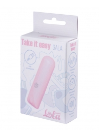 Розовая перезаряжаемая вибропуля Gala - Lola toys