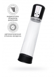 Прозрачная автоматическая помпа для пениса Sigurd - Sexus - в Москве купить с доставкой