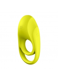 Желтое эрекционное кольцо Spectacular Duo - Satisfyer - в Москве купить с доставкой