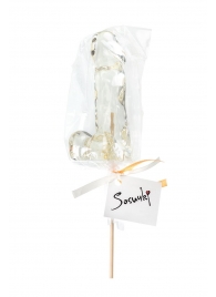 Прозрачный леденец в форме пениса со вкусом пина колада - Sosuчki - купить с доставкой в Москве