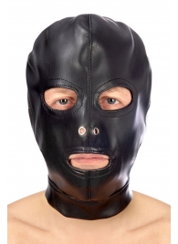 Маска-шлем с прорезями для глаз и рта - Fetish Tentation - купить с доставкой в Москве