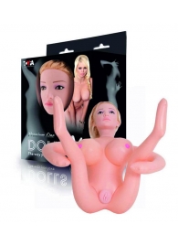 Надувная секс-кукла с реалистичной головой и поднятыми ножками - ToyFa - в Москве купить с доставкой