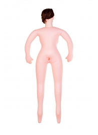 Надувная секс-кукла брюнетка с реалистичной головой - ToyFa - в Москве купить с доставкой