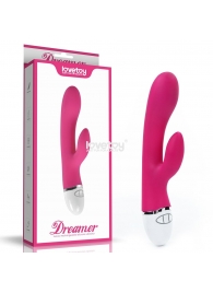 Розовый вибратор-кролик Dreamer Rechargeable Vibrator - 21 см. - Lovetoy