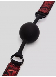 Кляп-шар на двусторонних ремешках Reversible Silicone Ball Gag - Fifty Shades of Grey - купить с доставкой в Москве
