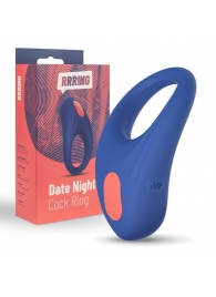 Синее эрекционное кольцо RRRING Date Night Cock Ring - FeelzToys - в Москве купить с доставкой