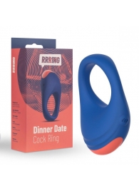 Синее эрекционное кольцо RRRING Dinner Date Cock Ring - FeelzToys - в Москве купить с доставкой