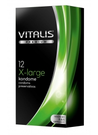 Презервативы увеличенного размера VITALIS PREMIUM x-large - 12 шт. - Vitalis - купить с доставкой в Москве