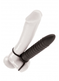 Рельефная насадка на пенис для двойной стимуляции Ribbed Double Trouble - 16,5 см. - Pipedream - #SOTBIT_REGIONS_UF_V_REGION_NAME# купить с доставкой