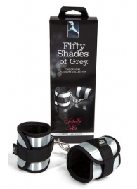 Серо-черные наручники Totally His - Fifty Shades of Grey - купить с доставкой в Москве
