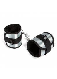 Серо-черные наручники Totally His - Fifty Shades of Grey - купить с доставкой в Москве