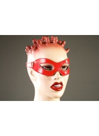 Красная лакированная маска-очки - Подиум - купить с доставкой #SOTBIT_REGIONS_UF_V_REGION_NAME#