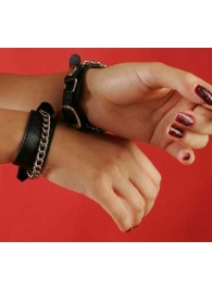 Декорированные цепочками узкие наручники - Подиум - купить с доставкой #SOTBIT_REGIONS_UF_V_REGION_NAME#