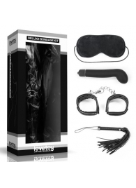 БДСМ-набор Deluxe Bondage Kit: маска, вибратор, наручники, плётка - Lovetoy - купить с доставкой в Москве