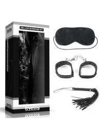 БДСМ-набор Deluxe Bondage Kit для игр: маска, наручники, плётка - Lovetoy - купить с доставкой в Москве