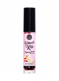 Бальзам для губ Lip Gloss Vibrant Kiss со вкусом попкорна - 6 гр. - Secret Play - купить с доставкой в Москве