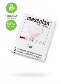 Супертонкие презервативы Masculan Pur - 3 шт. - Masculan - купить с доставкой #SOTBIT_REGIONS_UF_V_REGION_NAME#