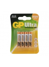 Батарейки алкалиновые GP Ultra Alkaline 24А AАA/LR03 - 4 шт. - Элементы питания - купить с доставкой в Москве