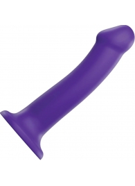 Фиолетовый фаллоимитатор-насадка Strap-On-Me Dildo Dual Density size L - 19 см. - Strap-on-me - купить с доставкой #SOTBIT_REGIONS_UF_V_REGION_NAME#