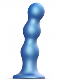 Голубая насадка Strap-On-Me Dildo Plug Balls size S - Strap-on-me - купить с доставкой #SOTBIT_REGIONS_UF_V_REGION_NAME#