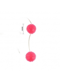 Вибрирующие вагинальные шарики розового цвета - Baile