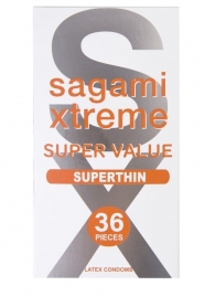 Ультратонкие презервативы Sagami Xtreme Superthin - 36 шт. - Sagami - купить с доставкой в Москве