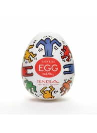 Мастурбатор-яйцо Keith Haring EGG DANCE - Tenga - в Москве купить с доставкой