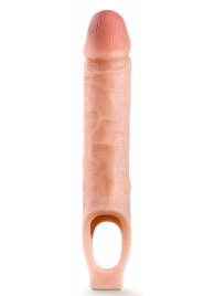 Телесная насадка на пенис 10 Inch Cock Sheath Extender - 25 см. - Blush Novelties - в Москве купить с доставкой
