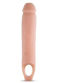 Телесная насадка на пенис 11.5 Inch Cock Sheath Penis Extender - 29,2 см. - Blush Novelties - в Москве купить с доставкой