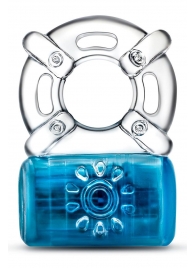 Синее эрекционное виброкольцо One Night Stand Vibrating C-Ring - Blush Novelties - в Москве купить с доставкой