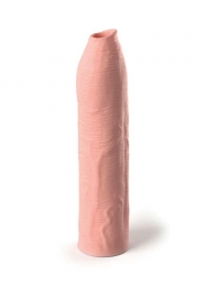 Телесная насадка-удлинитель Uncut Silicone Penis Enhancer - 17,8 см. - Pipedream - в Москве купить с доставкой