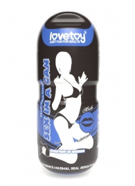 Мастурбатор-ротик с вибрацией Sex In A Can Mouth Lotus Tunnel - Lovetoy - в Москве купить с доставкой