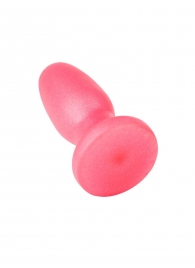 Овальная анальная пробочка розового цвета - 11,5 см. - LOVETOY (А-Полимер)