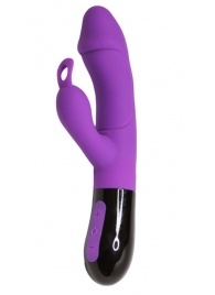 Фиолетовый вибратор-кролик Ares 2.0 - 20,6 см. - Adrien Lastic
