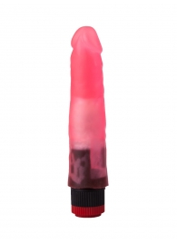 Розовый гелевый виброфаллос со встроенным пультом - 16,5 см. - LOVETOY (А-Полимер)