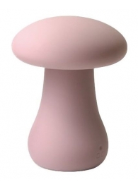 Розовый перезаряжаемый клиторальный стимулятор-грибочек Oyster Mushroom - CNT