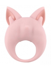 Нежно-розовое перезаряжаемое эрекционное кольцо Kitten Kiki - Lola Games - в Москве купить с доставкой