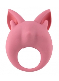 Розовое перезаряжаемое эрекционное кольцо Kitten Kiki - Lola Games - в Москве купить с доставкой