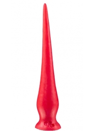 Красный фаллоимитатор  Слинк small  - 35 см. - Erasexa
