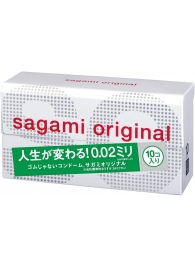 Ультратонкие презервативы Sagami Original 0.02 - 10 шт. - Sagami - купить с доставкой в Москве