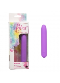 Фиолетовый мини-вибратор Bliss Liquid Silicone Mini Vibe - 10,75 см. - California Exotic Novelties