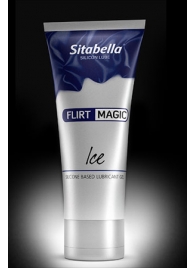 Силиконовая гель-смазка FLIRT MAGIC Ice с лёгким пролонгирующим эффектом - 75 мл. - Sitabella - купить с доставкой #SOTBIT_REGIONS_UF_V_REGION_NAME#