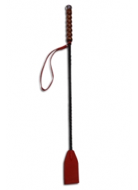 Красный стек с фигурной рукоятью - 62 см. - Sitabella - купить с доставкой в Москве