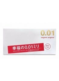 Ультратонкие презервативы Sagami Original 0.01 - 20 шт. - Sagami - купить с доставкой в Москве