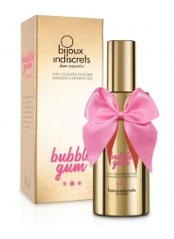 Гель с ароматом жвачки Bubblegum 2-in-1 Scented Silicone Massage And Intimate Gel - 100 мл. - Bijoux Indiscrets - купить с доставкой в Москве