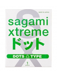 Презерватив Sagami Xtreme Type-E с точками - 1 шт. - Sagami - купить с доставкой в Москве