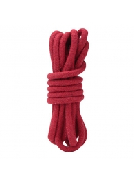 Красная хлопковая веревка для связывания - 3 м. - Lux Fetish - купить с доставкой #SOTBIT_REGIONS_UF_V_REGION_NAME#