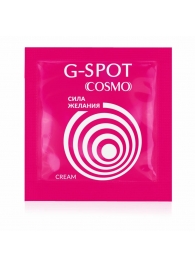 Стимулирующий интимный крем для женщин Cosmo G-spot - 2 гр. - Биоритм - купить с доставкой в Москве