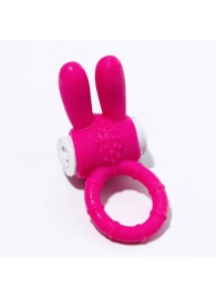 Розовое эрекционное кольцо  Зайчик  с вибрацией - Сима-Ленд - #SOTBIT_REGIONS_UF_V_REGION_NAME# купить с доставкой